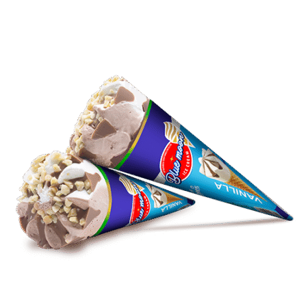 Vanilla ice cream Cone